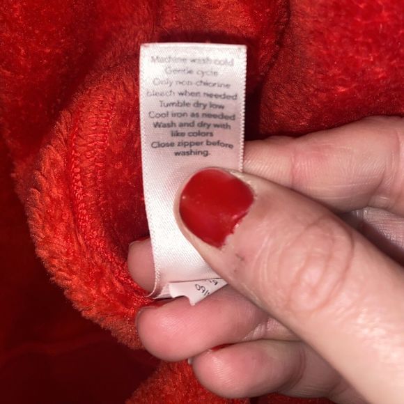 Athleta Size Large Red y2k Coat Mrs. Claus - Picture 10 of 16